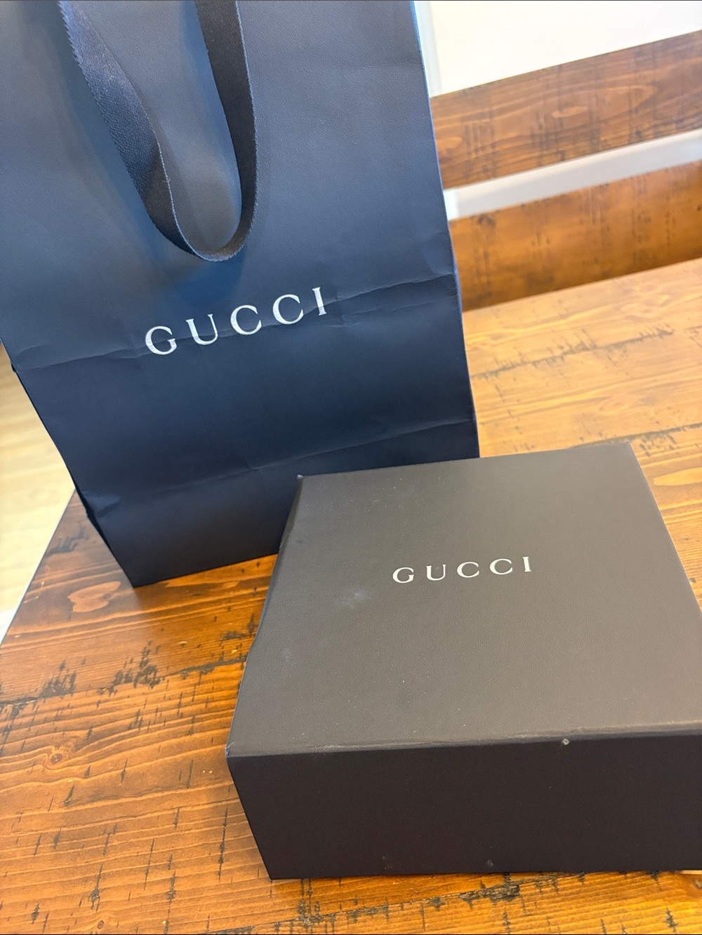 Gucci Accessories Set - Black Gift Bag & Box